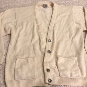 Cream button up cardigan